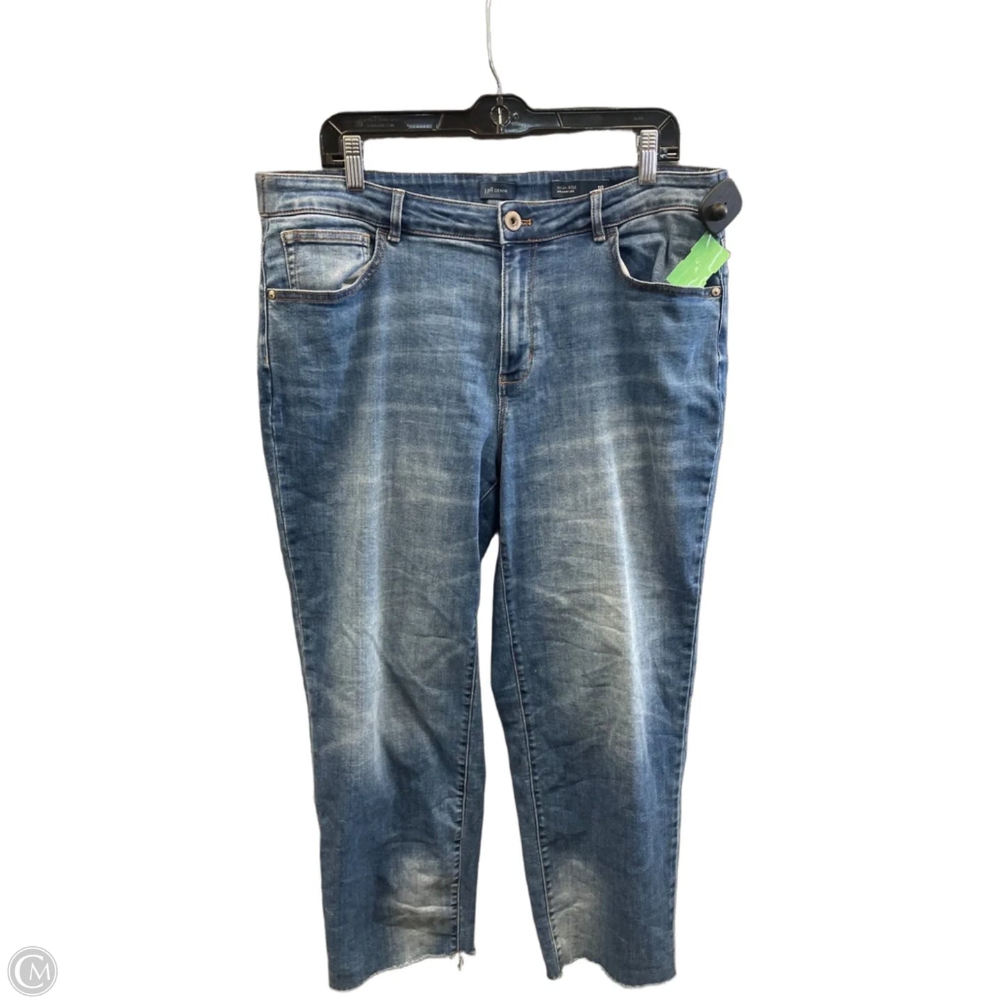 Jeans Straight By J. Jill In Blue Denim, Size: 18