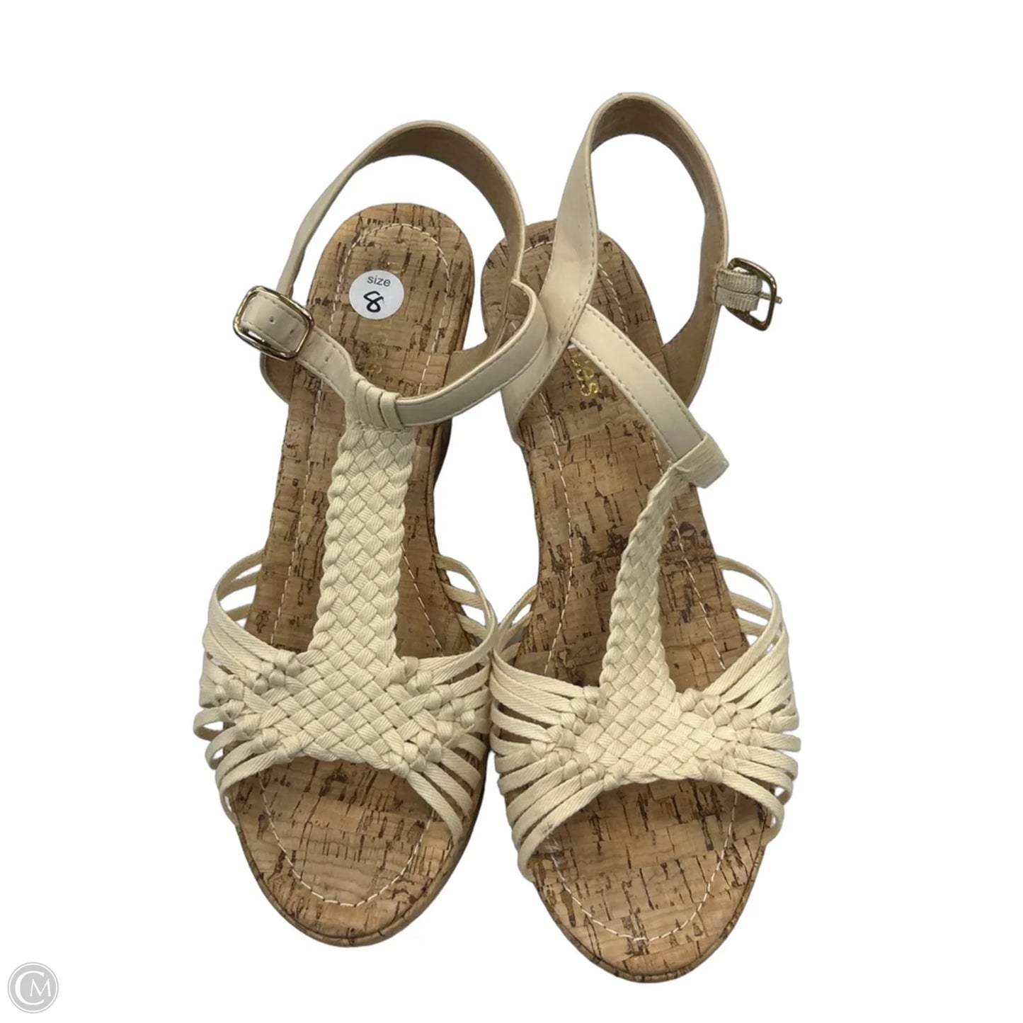 Sandals Heels Wedge By Maurices In Brown, Size: 8