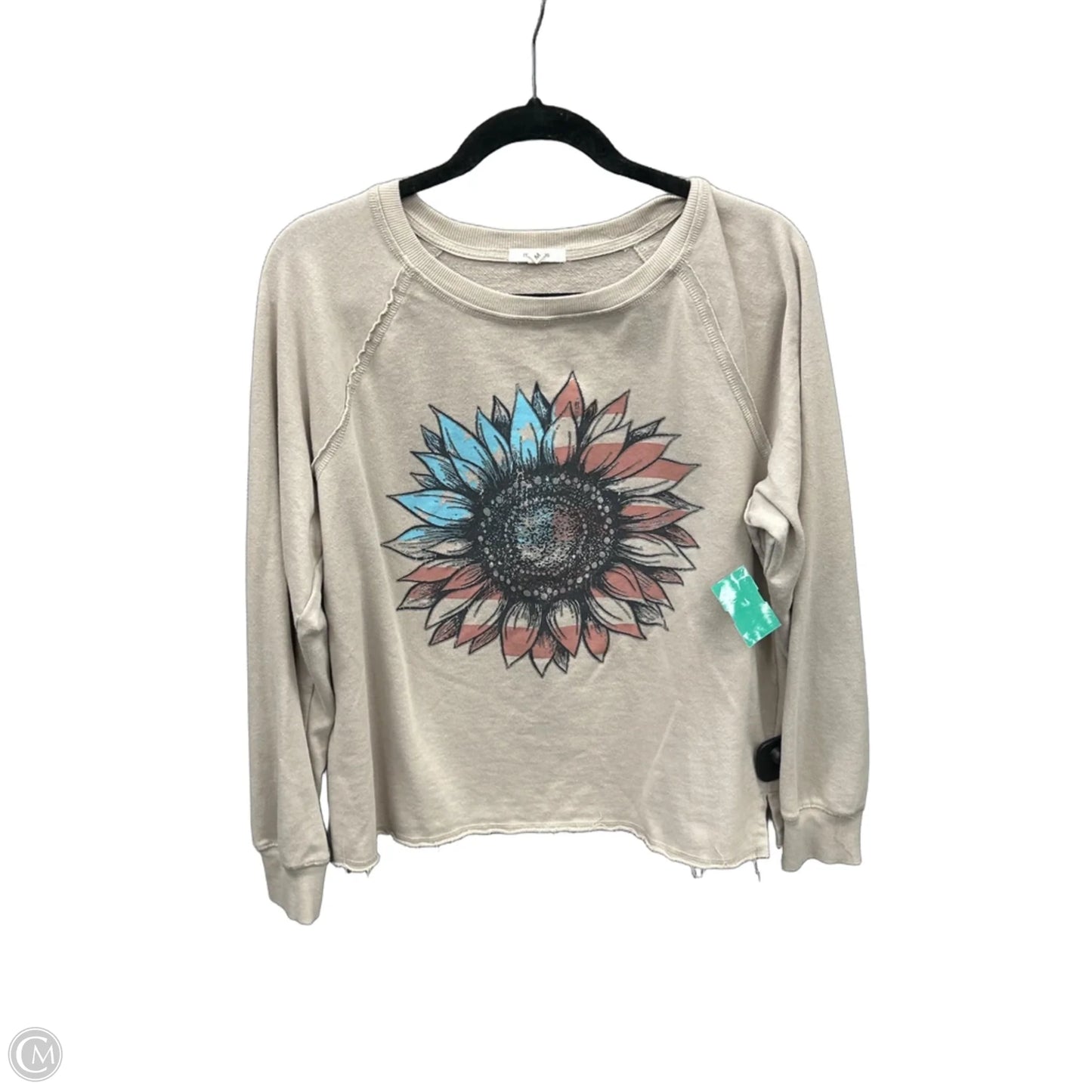 Top Long Sleeve By Maurices In Beige, Size: M