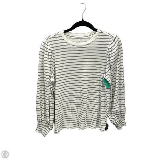 Top Long Sleeve By Maurices In White, Size: M