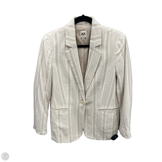 Blazer By Anne Klein In Beige, Size: M