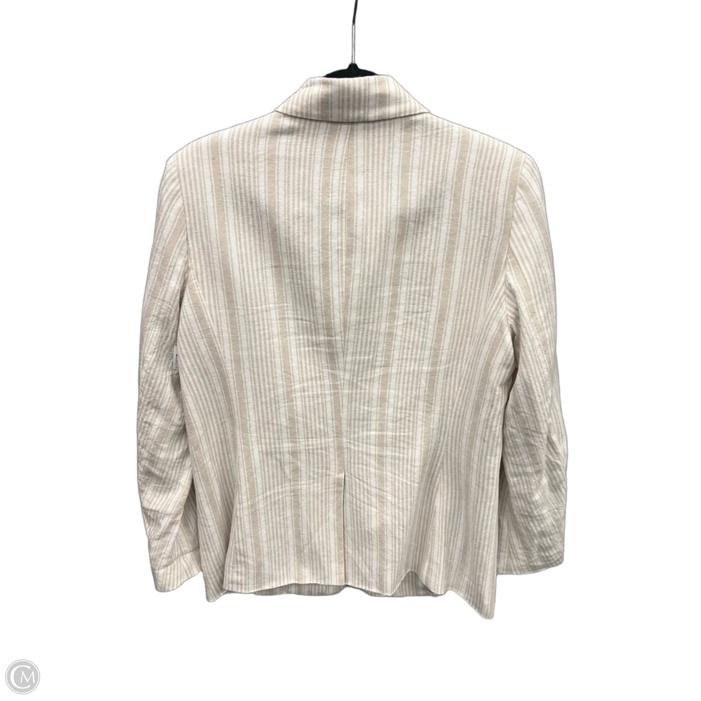 Blazer By Anne Klein In Beige, Size: M