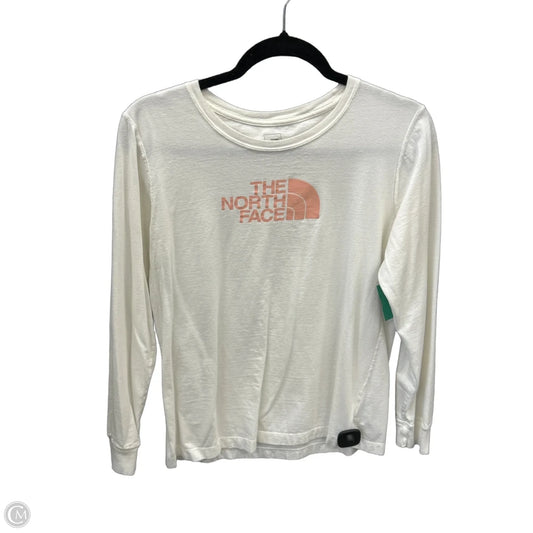 Top Long Sleeve By The North Face In White, Size: L