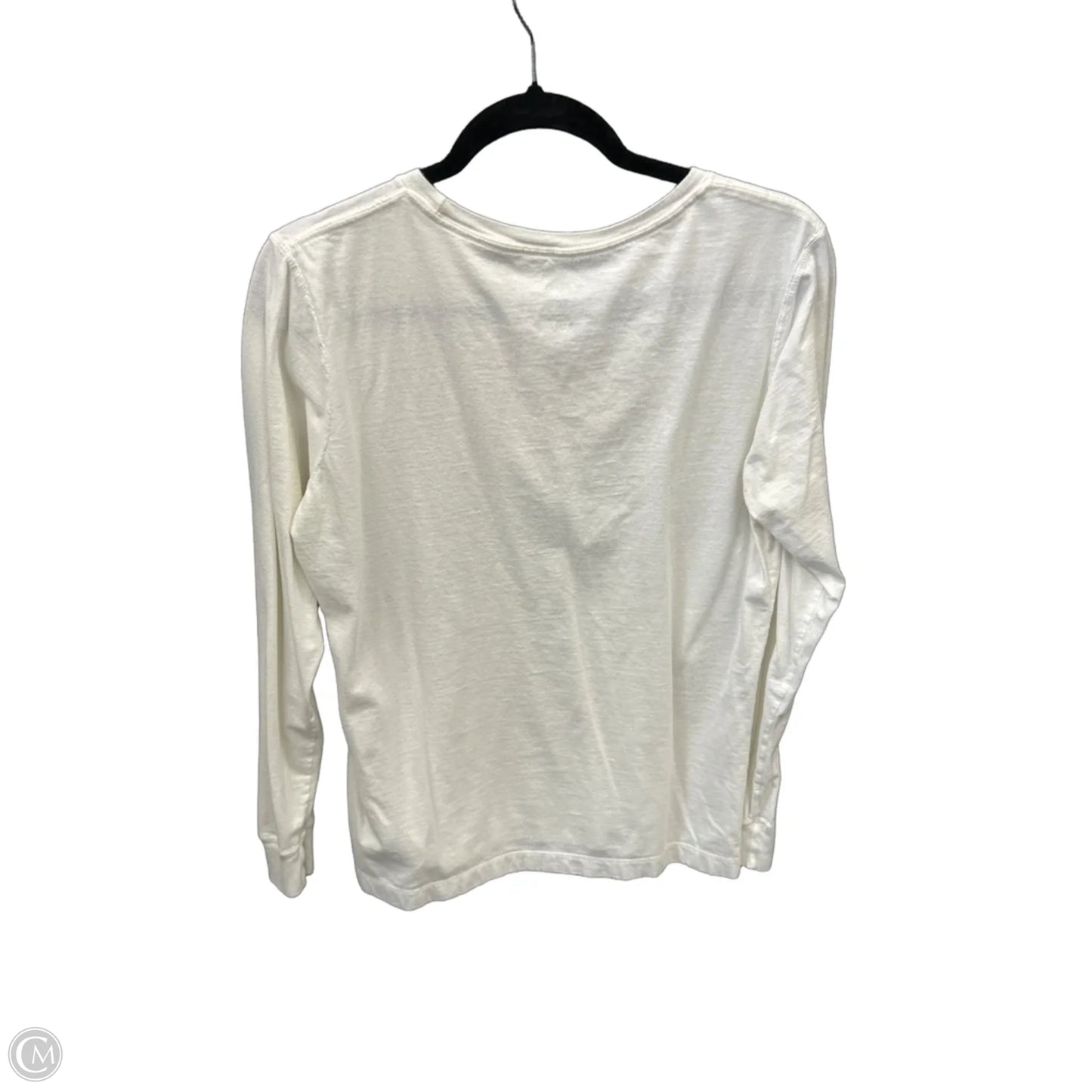 Top Long Sleeve By The North Face In White, Size: L