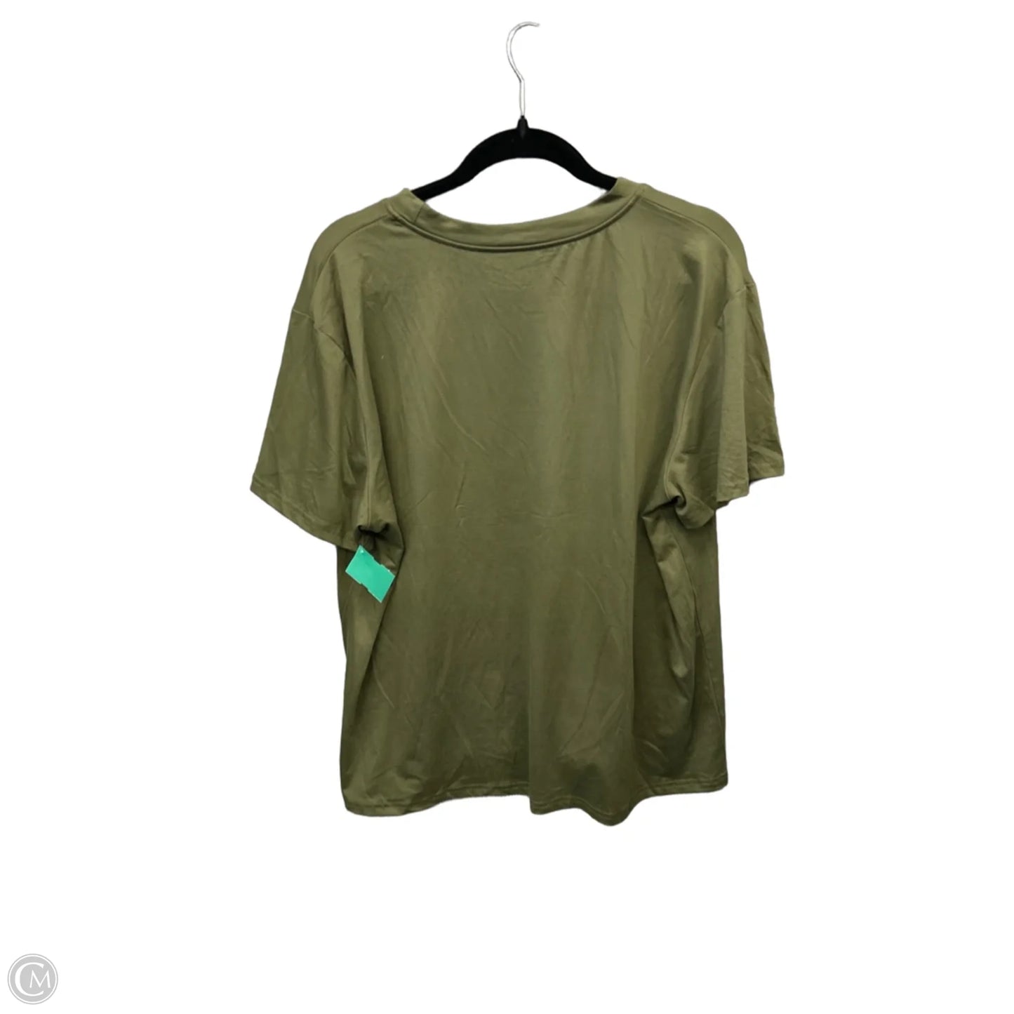 Top Short Sleeve By Clothes Mentor In Green, Size: 2x