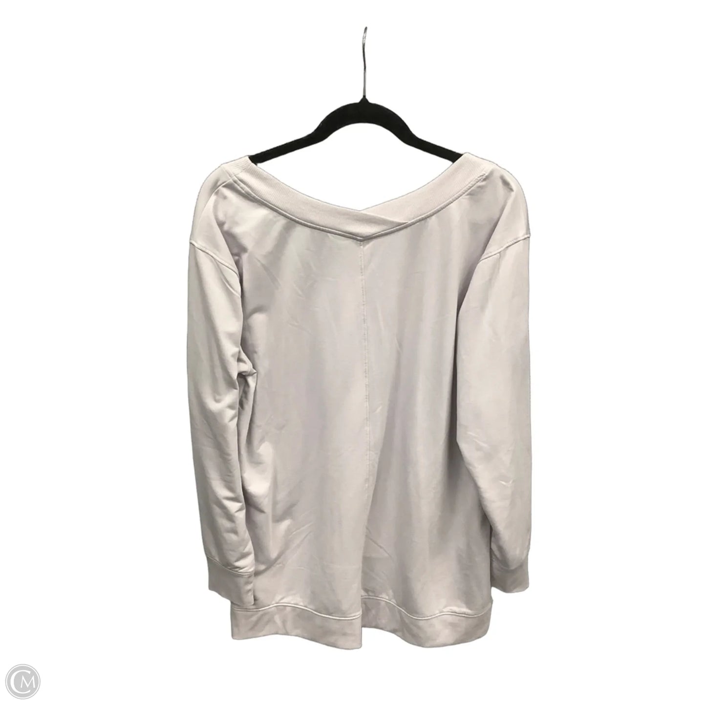 Athletic Top Long Sleeve Crewneck By Mta Pro In Purple, Size: L