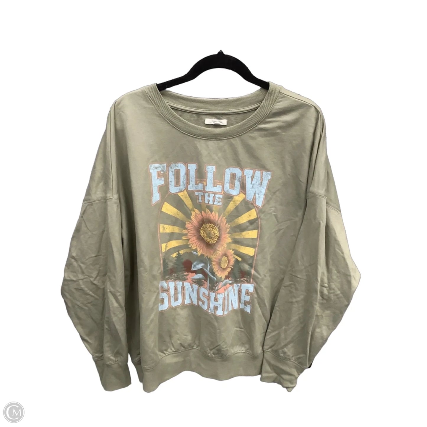 Sweatshirt Crewneck By Maurices In Green, Size: Xl
