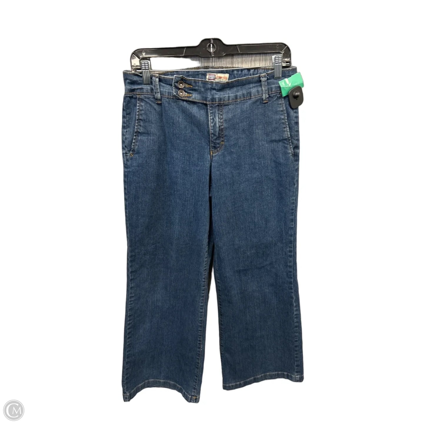 Jeans Wide Leg By Faded Glory In Blue Denim, Size: 8p