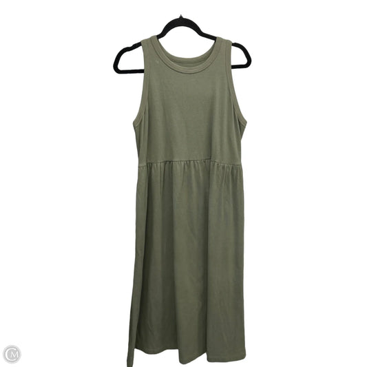Dress Casual Midi By A New Day In Green, Size: L