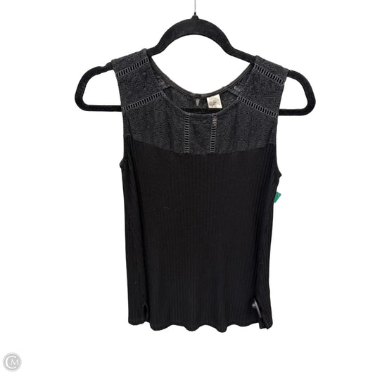 Top Sleeveless By Aventura In Black, Size: S