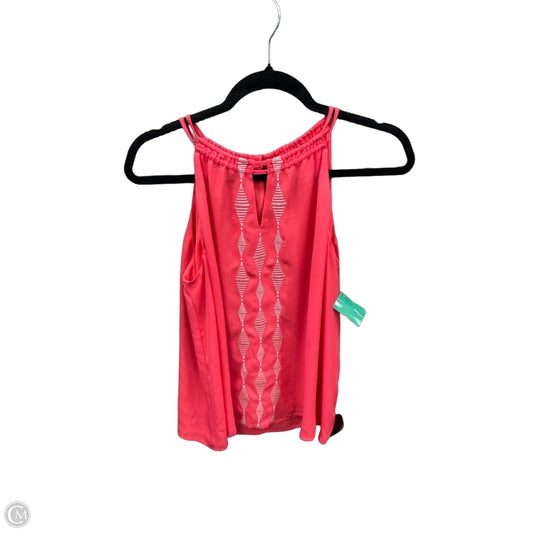 Top Sleeveless By Apt 9 In Pink, Size: L