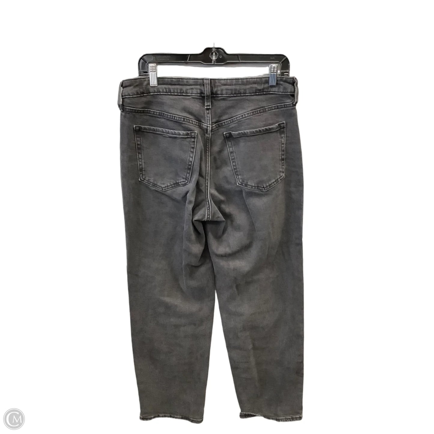 Jeans Boyfriend By Old Navy In Black Denim, Size: 10