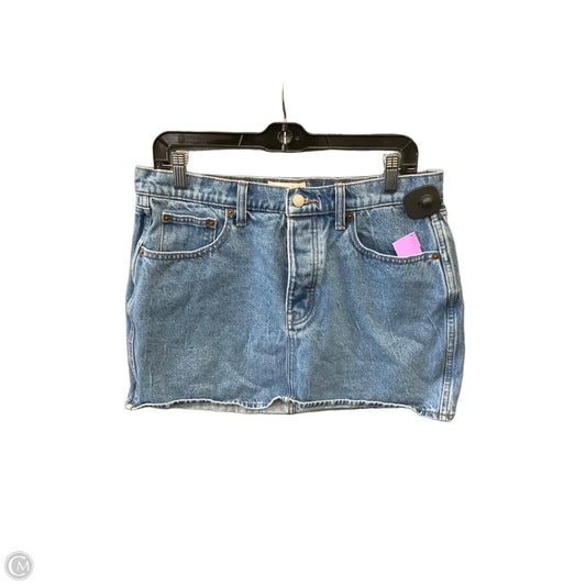 Skirt Mini & Short By Universal Thread In Blue Denim, Size: 10