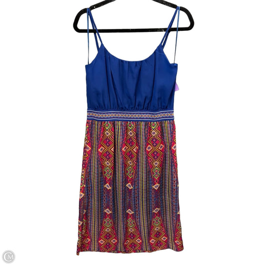 Dress Casual Midi By Pink Rose In Blue, Size: L