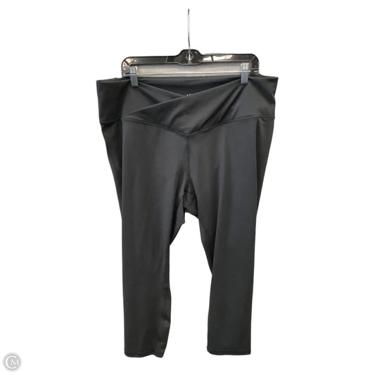 Athletic Leggings Capris By Yitty In Black, Size: 3x