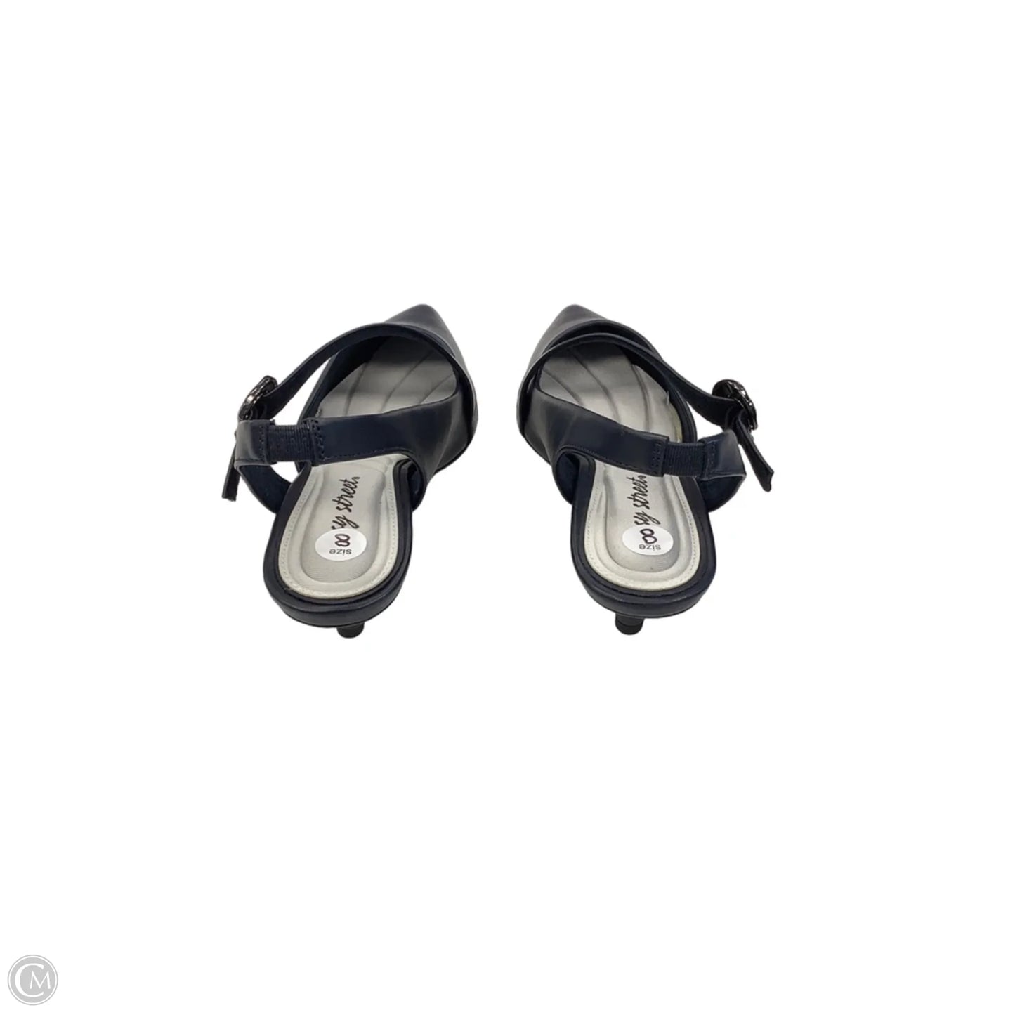 Shoes Heels Kitten By Easy Street In Navy, Size: 8