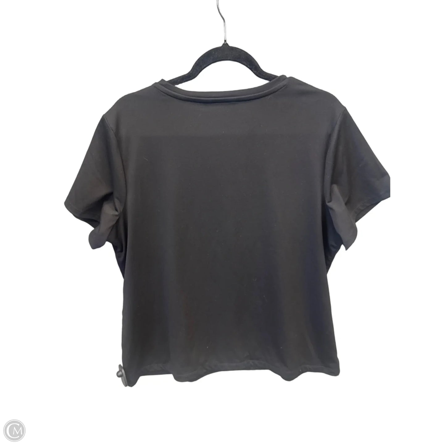 Top Short Sleeve By Time And Tru In Black, Size: 2x