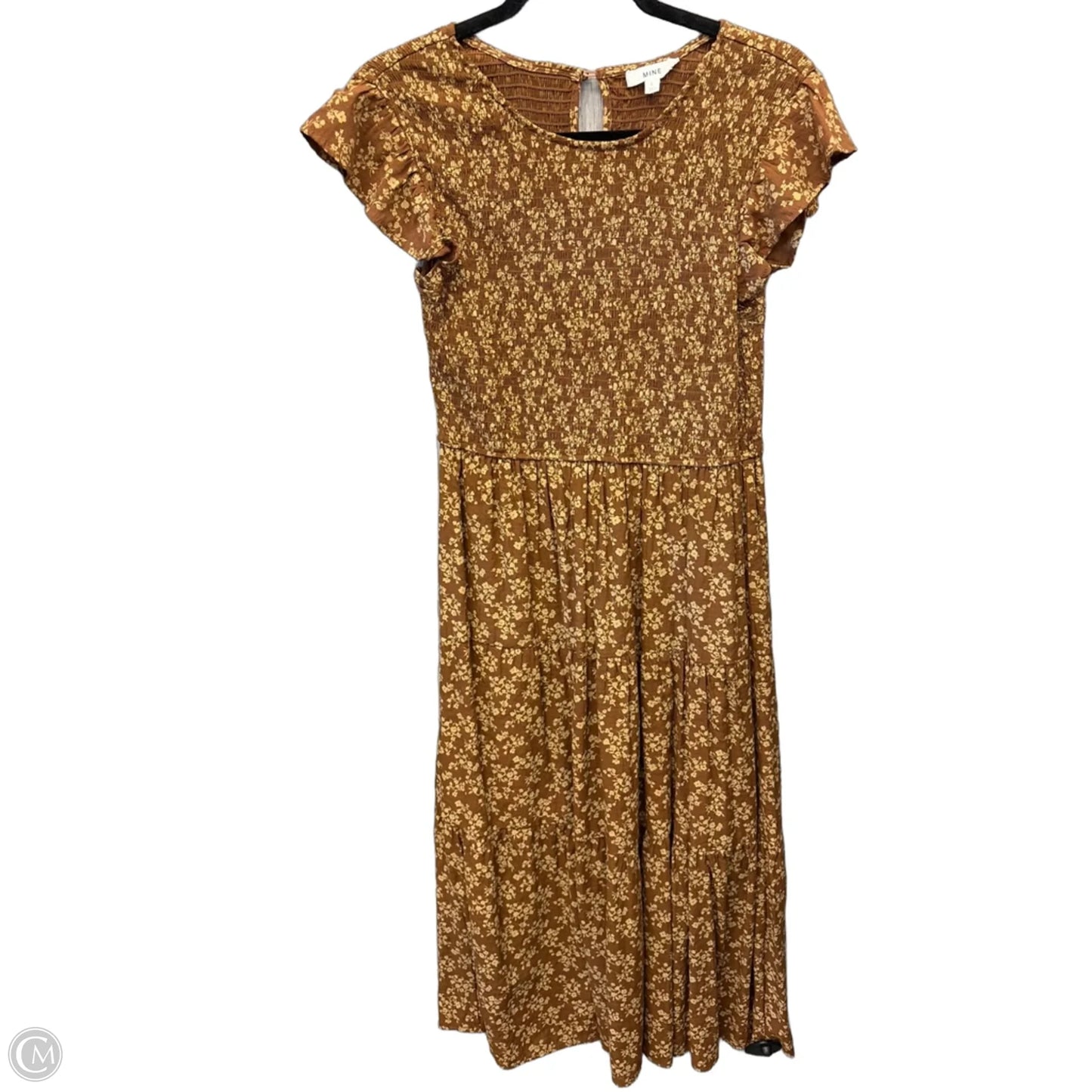 Dress Casual Maxi By Mine In Brown, Size: L