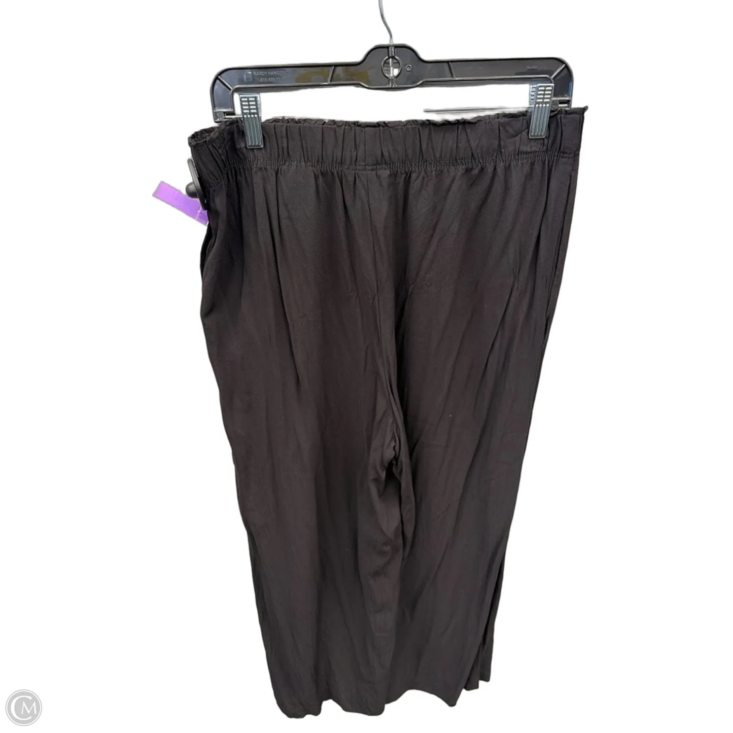 Pants Wide Leg By H&m In Black, Size: 12