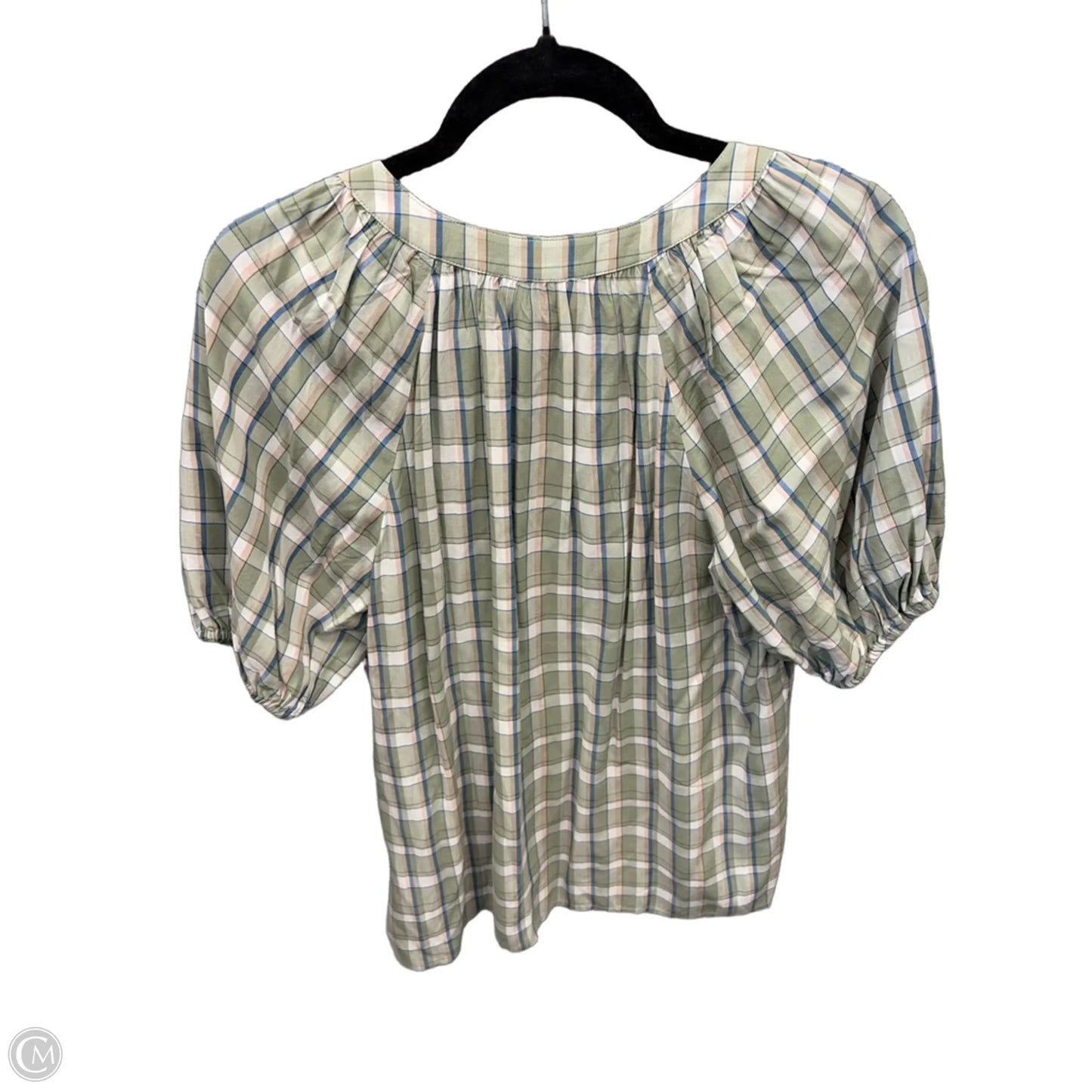Top Short Sleeve By Loft In Green, Size: Medium