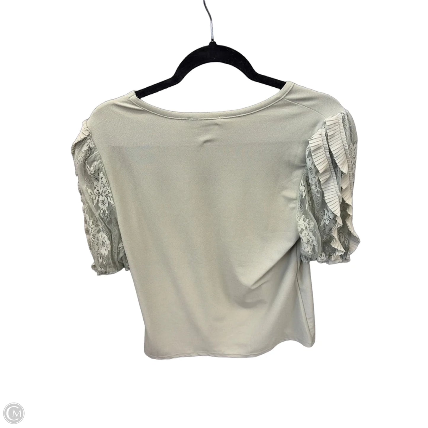 Top Short Sleeve By A Love Story In Green, Size: L