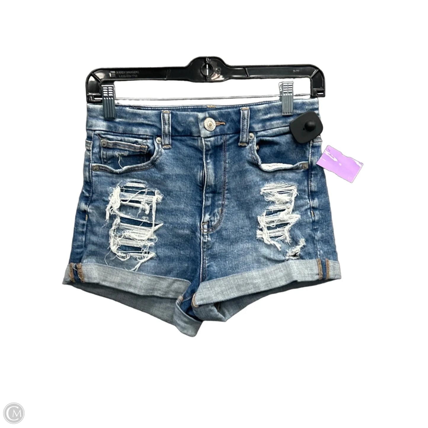 Shorts By American Eagle In Blue Denim, Size: 2