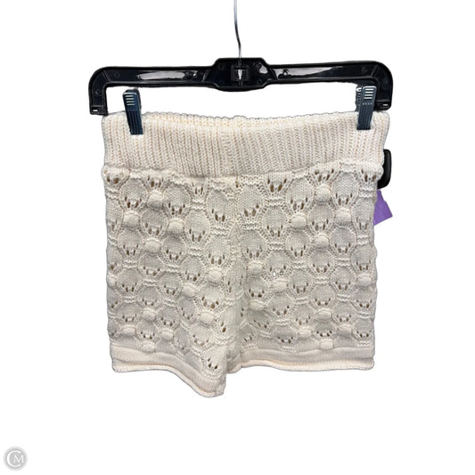 Shorts By Papermoon In Cream, Size: M