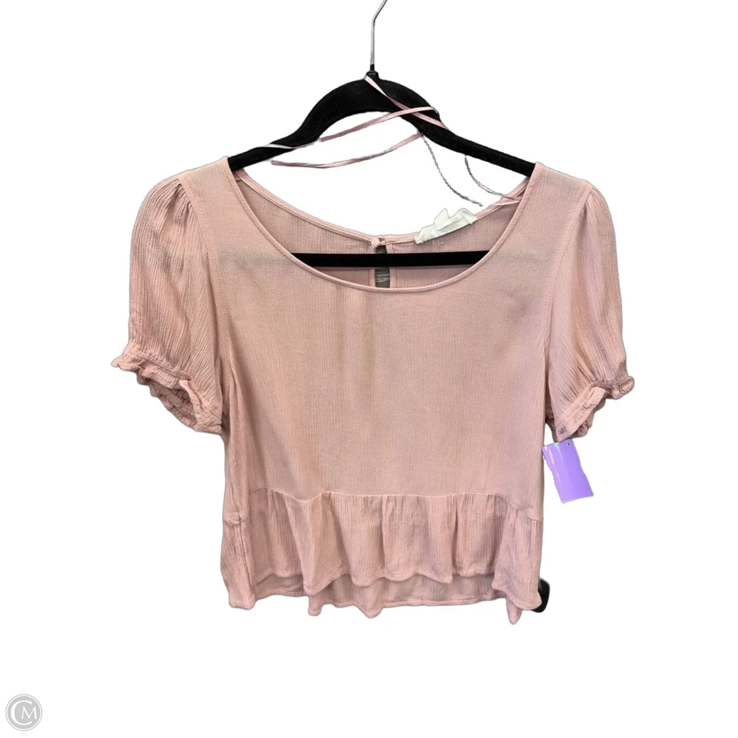 Top Short Sleeve By Hippie Rose In Pink, Size: S