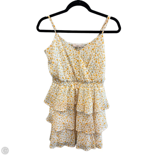 Dress Casual Short By Mi Ami In Yellow, Size: S