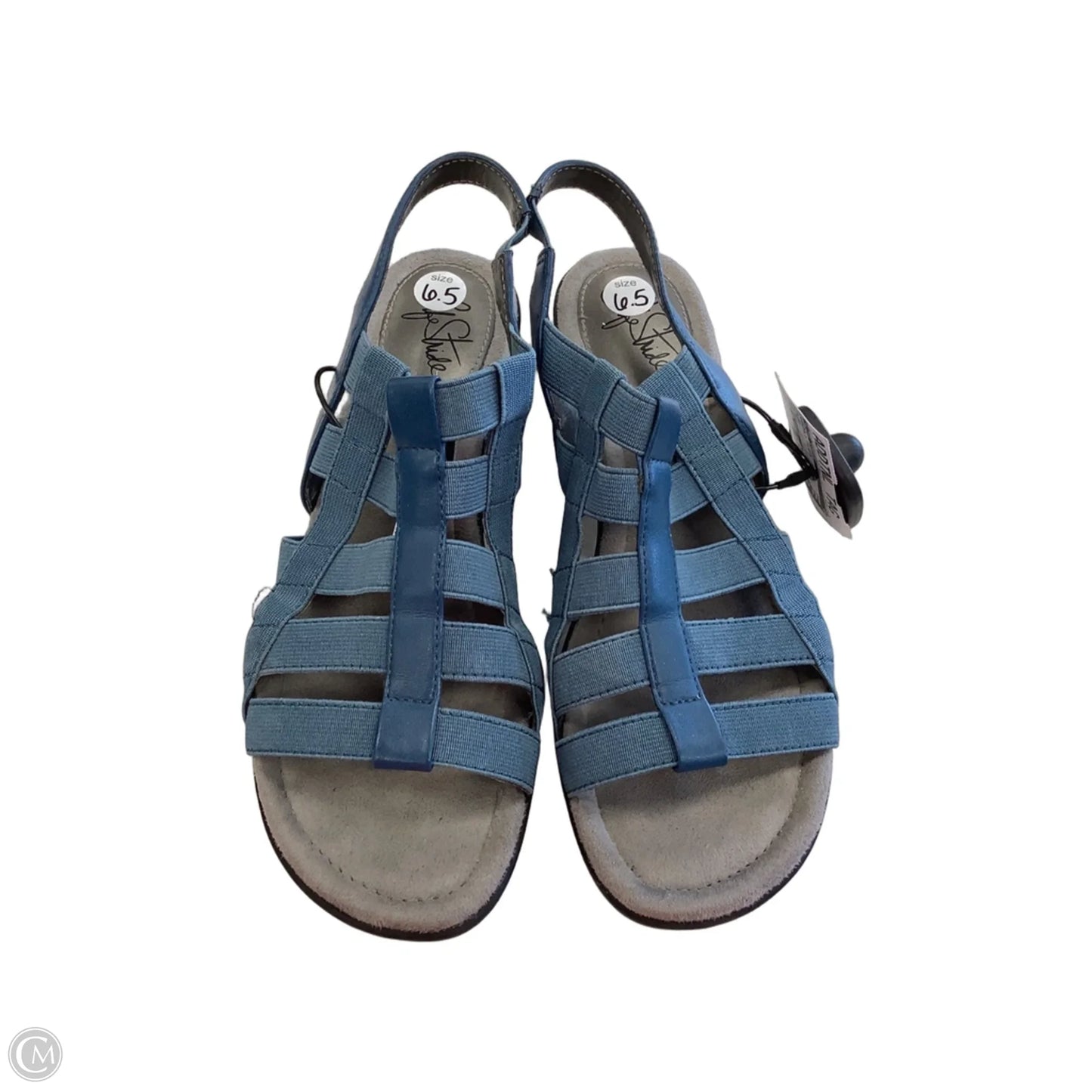 Sandals Flats By Life Stride In Blue, Size: 6.5
