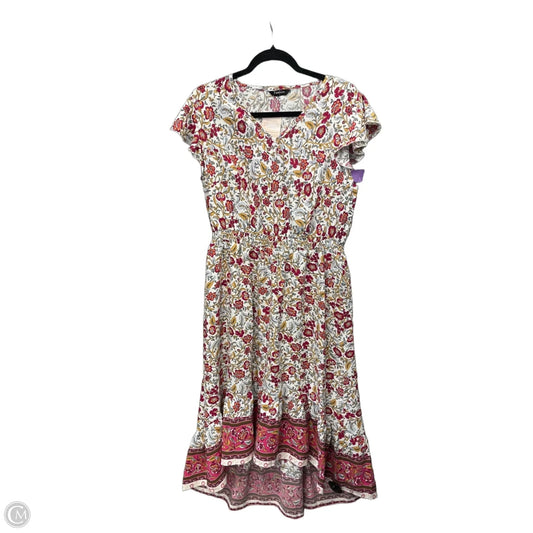 Dress Casual Maxi By Cmf In Multi-colored, Size: L