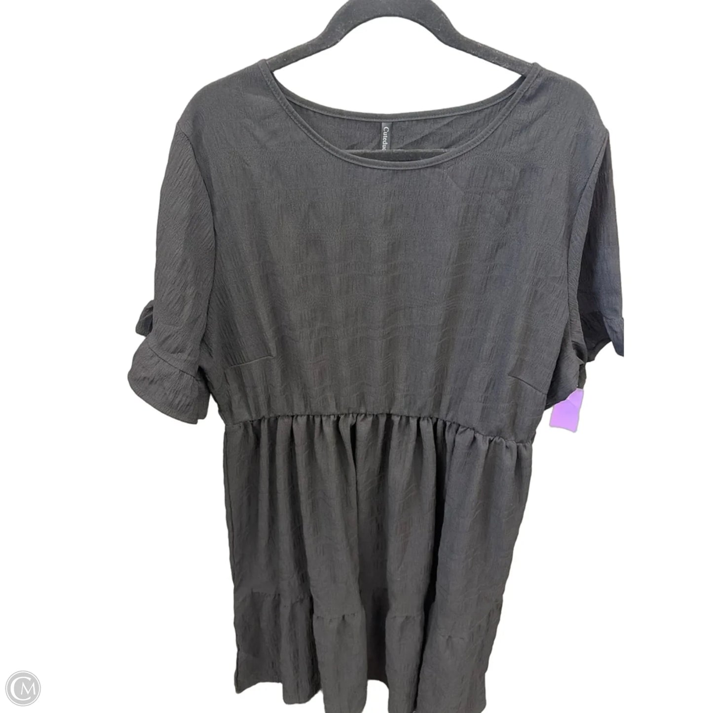 Dress Casual Short By Cme In Black, Size: 3x