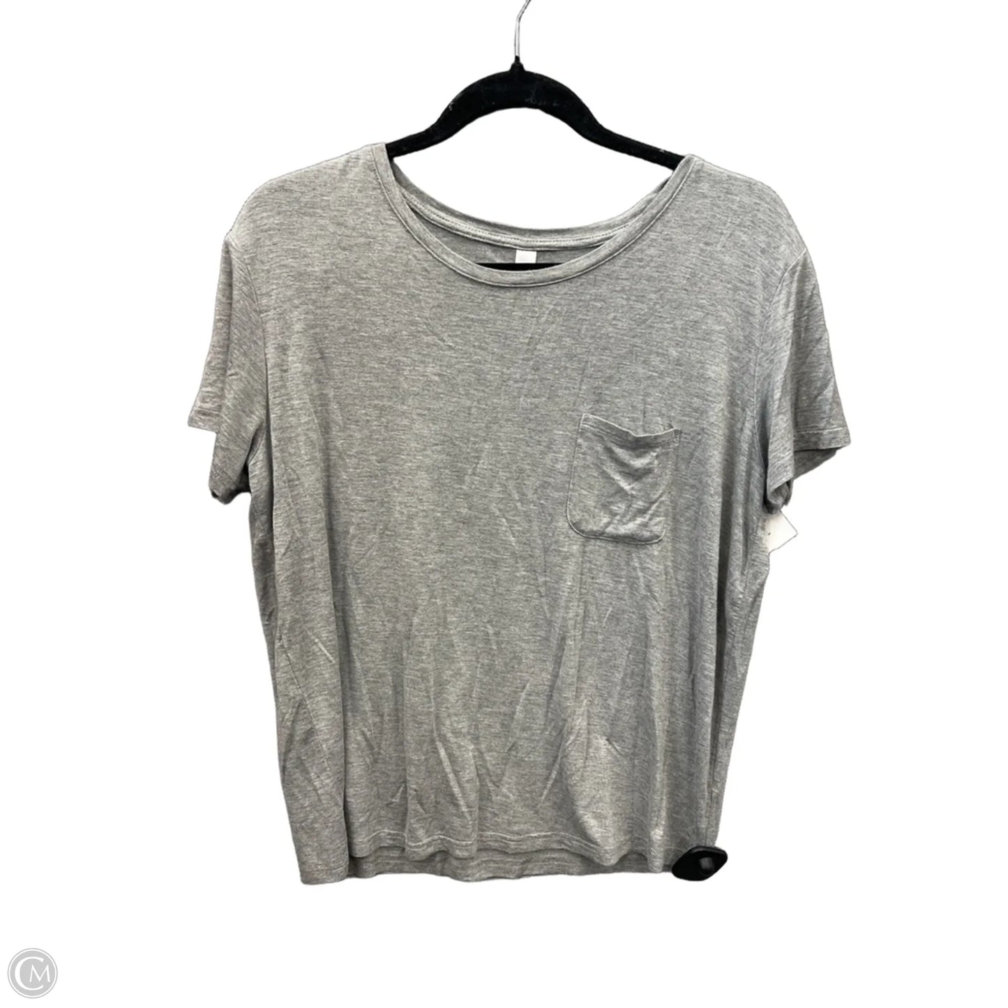 Top Short Sleeve By Clothes Mentor In Grey, Size: S