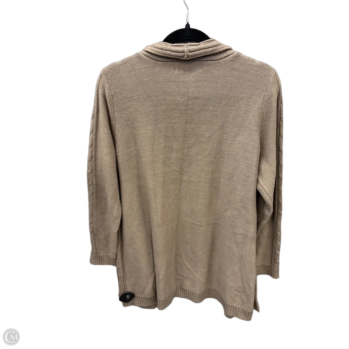 Sweater Cardigan By Karen Scott In Brown, Size: Xlp
