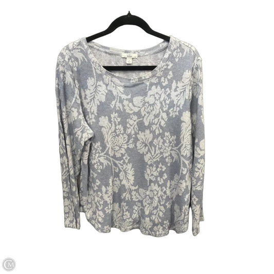 Top Long Sleeve By Croft And Barrow In Purple, Size: L