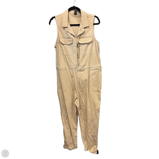 Jumpsuit By Wild Fable In Tan, Size: L