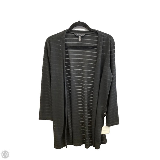 Cardigan By Ellen Tracy In Black, Size: L