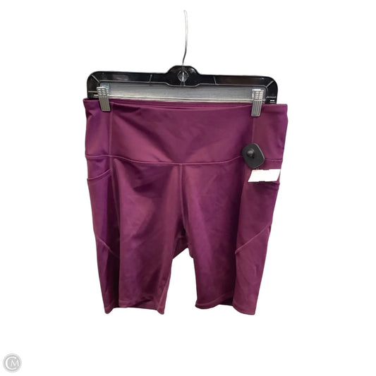 Athletic Shorts By Clothes Mentor In Purple, Size: 1x
