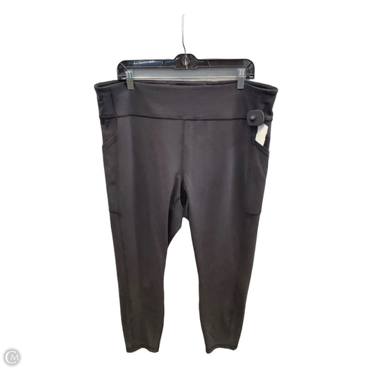 Athletic Leggings By Lululemon In Black, Size: 18