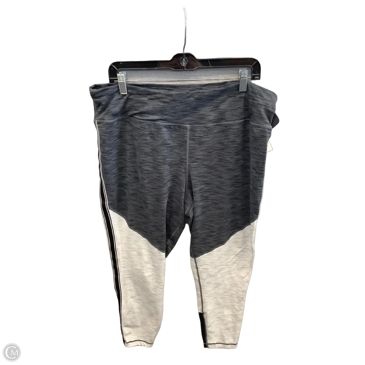 Athletic Leggings By Clothes Mentor In Grey, Size: 1x