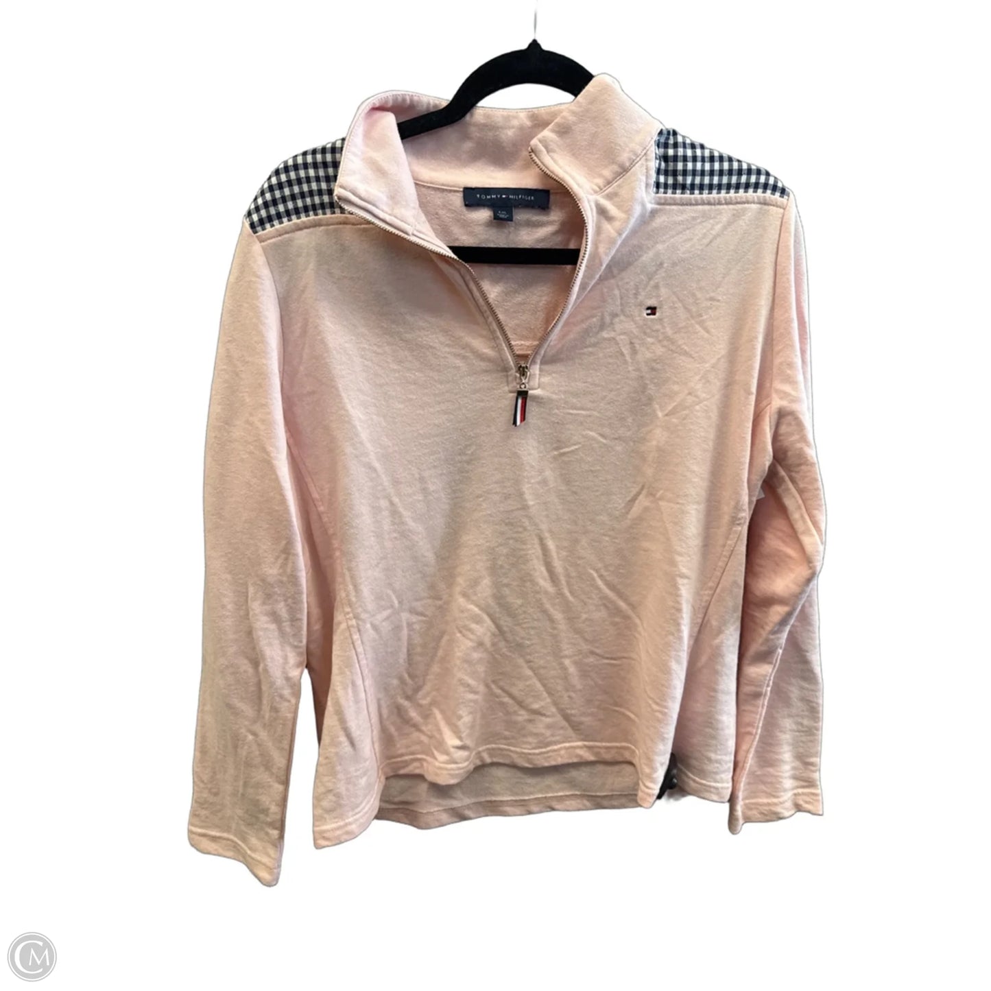 Top Long Sleeve By Tommy Hilfiger In Pink, Size: L