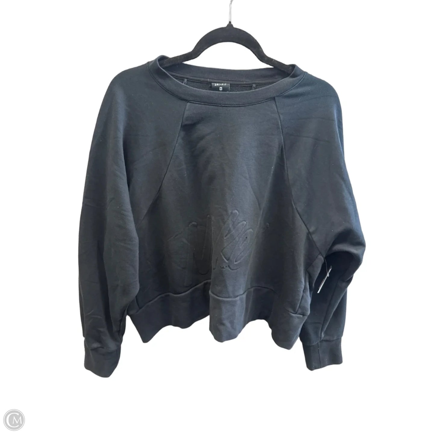 Sweatshirt Crewneck By Nike Apparel In Black, Size: Xl