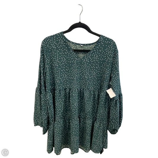 Dress Casual Short By Cmf In Green, Size: 2x