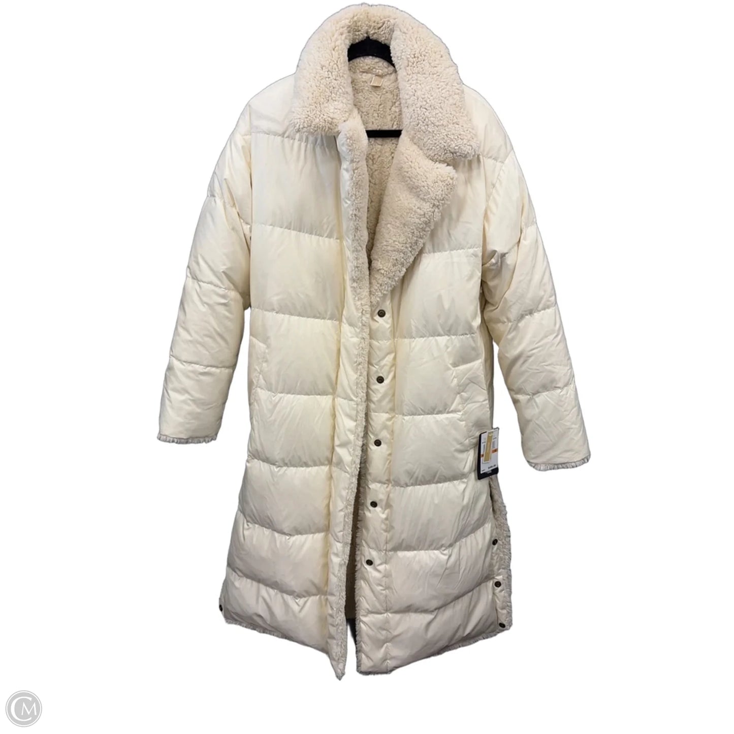 Coat Designer By Michael Kors In White, Size: S