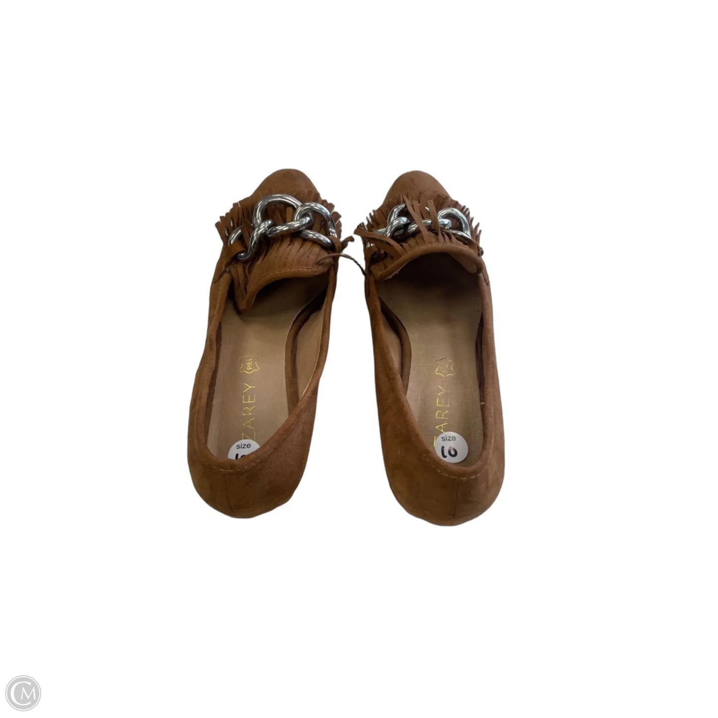 Shoes Heels Block By Cmf In Brown, Size: 10