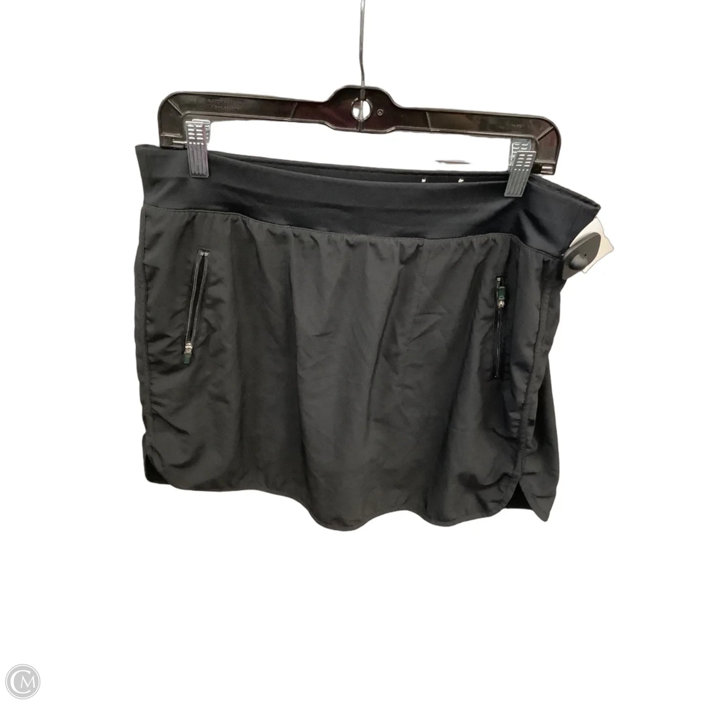 Athletic Skort By Tek Gear In Black, Size: L