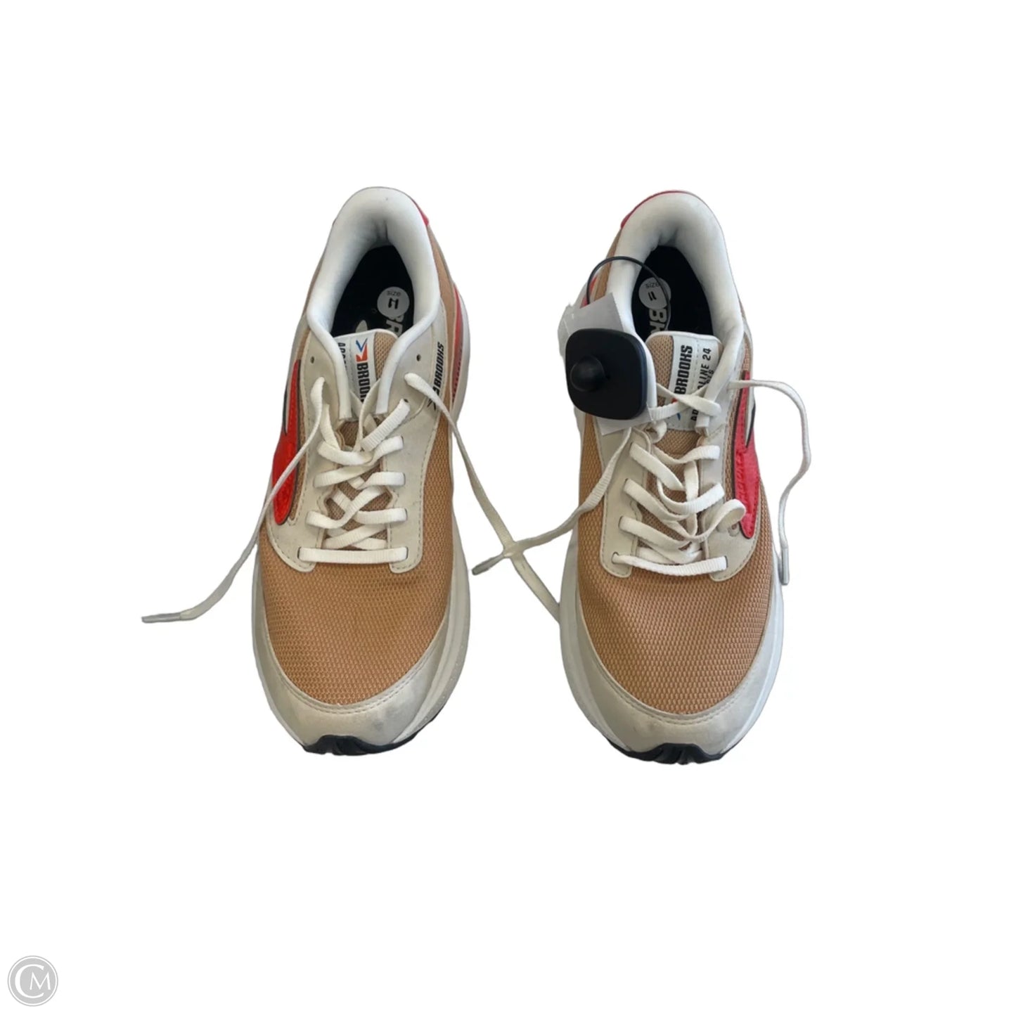 Shoes Athletic By Brooks In Tan, Size: 11