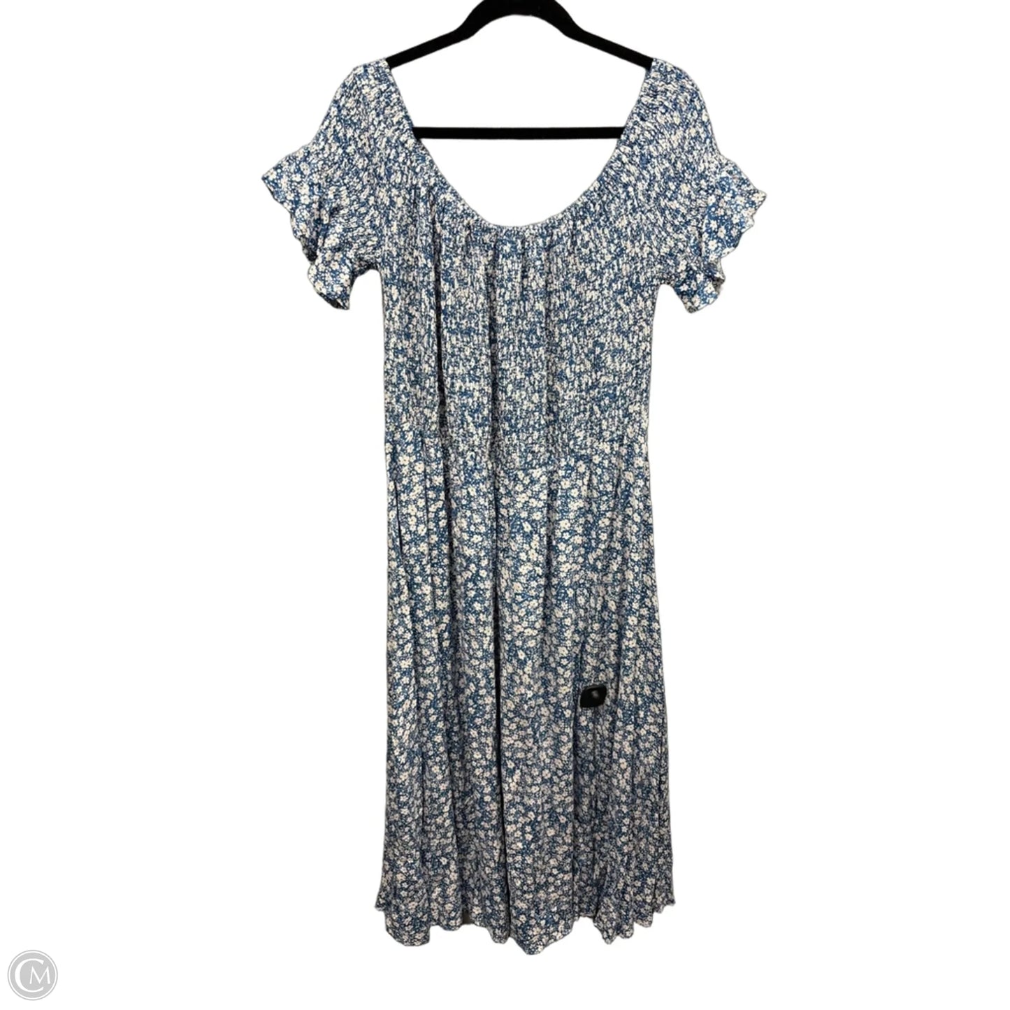 Dress Casual Maxi By Bloomchic In Blue, Size: 2x
