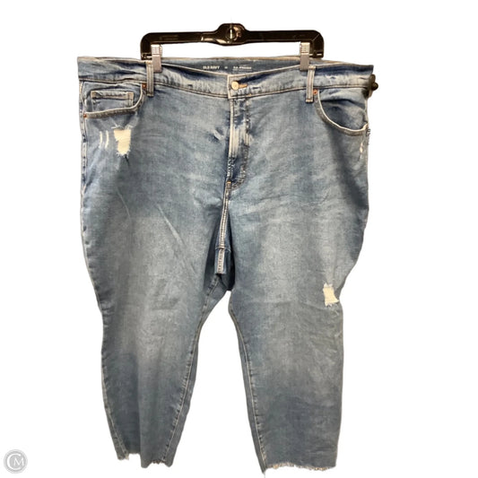 Jeans Straight By Old Navy In Blue Denim, Size: 26