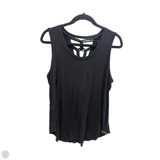 Top Sleeveless By Livi Active In Black, Size: Xl